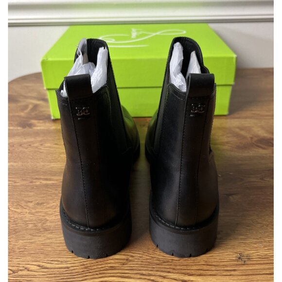 Sam Edelman Women’s Jazmine Chelsea Boot Black Leather Size 9.5M - Picture 5 of 11